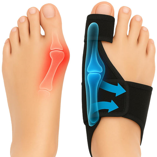 Bunion Corrector for Women & Men (2 Pack) Hammer Toe Straightener, Bunion Relief, Big Toe Separator, Adjustable Day & Night Support, Comfortable, One Size Fits All