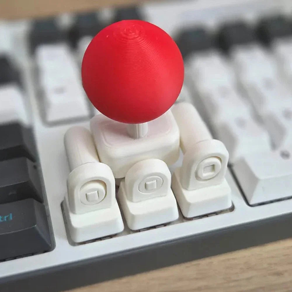 3D Printed Keyboard Joystick 4-Way Directional Key Mod for Mechanical Keyboards